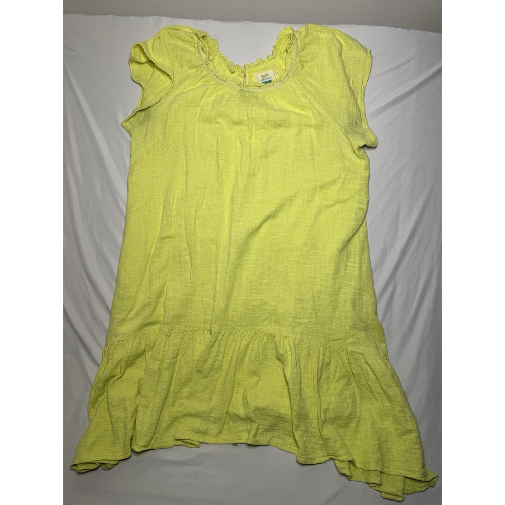 Anthropologie‎ Selah High-Low Maxi Yellow Dress Women's Size 1X Bohemian